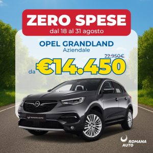 grandland post_rata_zero spese_roma_romana-auto