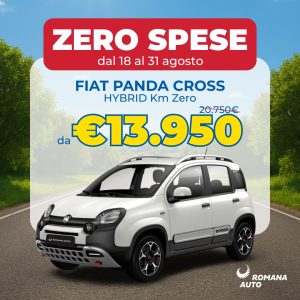 panda cross post_rata_zero spese_roma_romana-auto